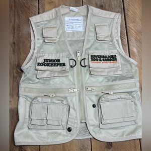 🎃Riverbanks Zoo Kids Junior Zoo Keeper Zafari Vest Costume dressup🦁🦒🐅 Medium